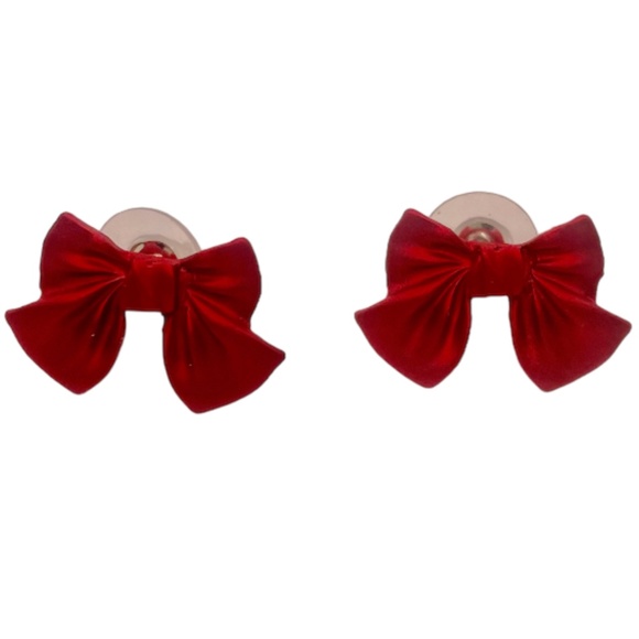 Jewelry - ❤️ FREE Bow Girly Trendy Soft Chic Glam Minimal Modern Stud Hipster Hip Earrings